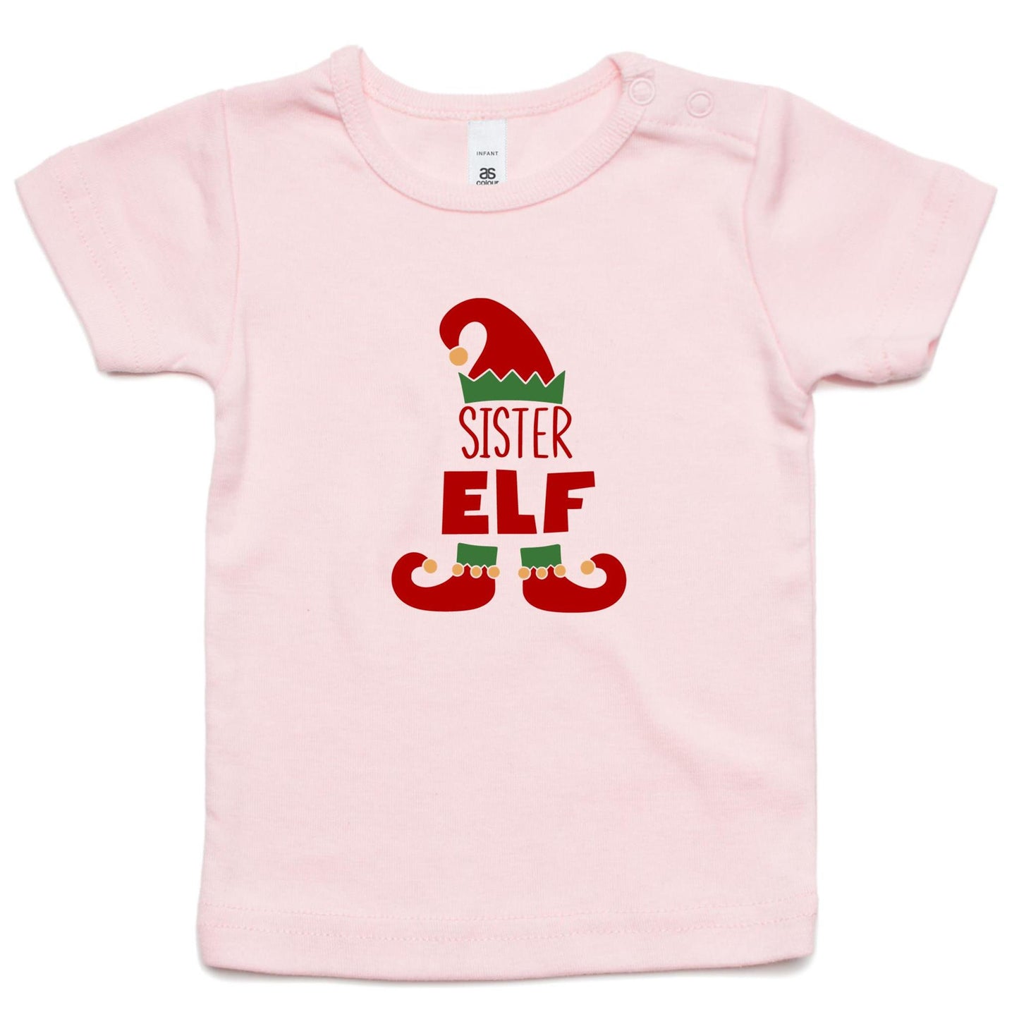Sister Elf Infant Wee Tee - Various Colours