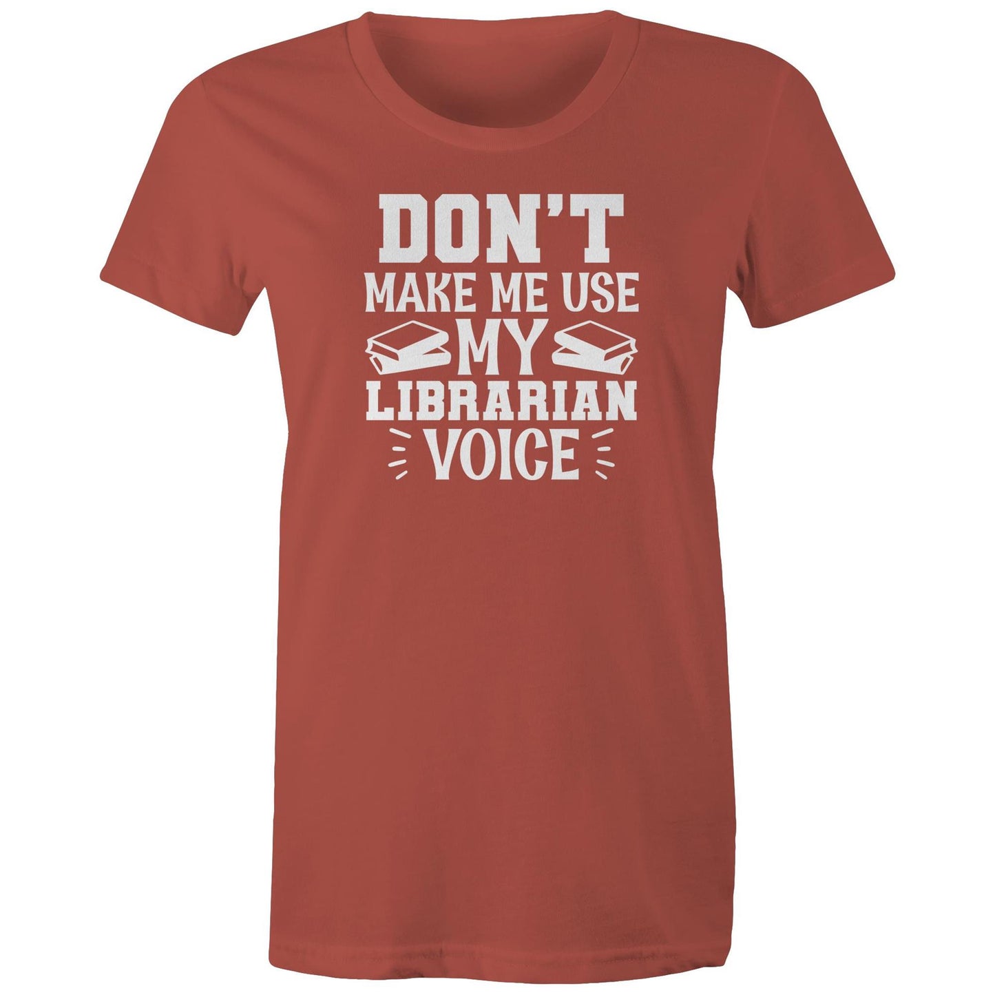 Librarian Voice Women's Maple Tee
