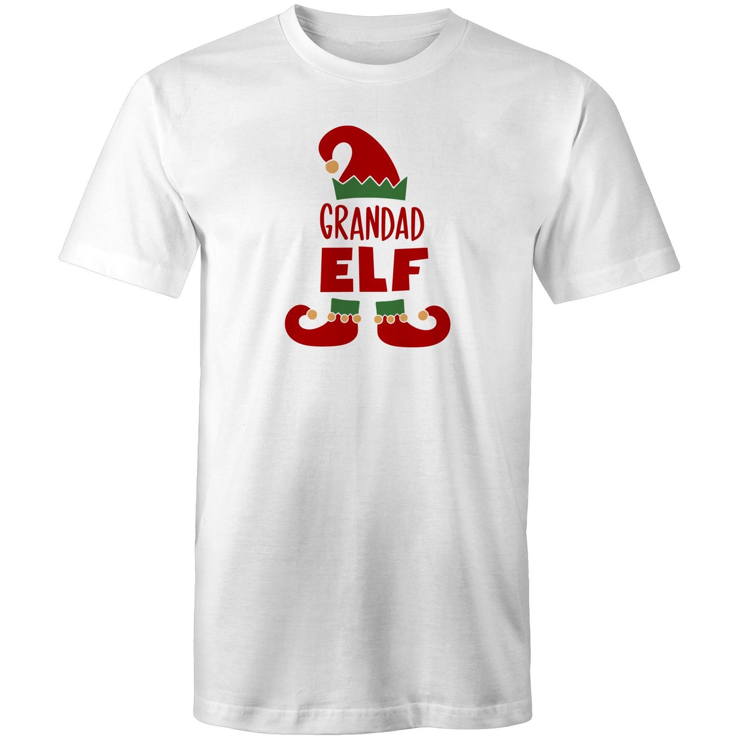 Grandad Elf Mens T-Shirt - White