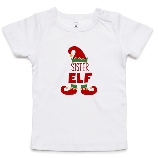 Sister Elf Infant Wee Tee - Various Colours