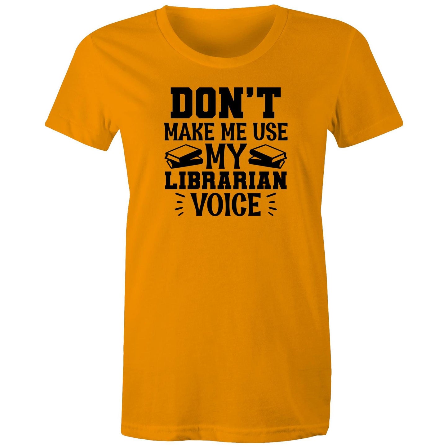 Librarian Voice Women's Maple Tee