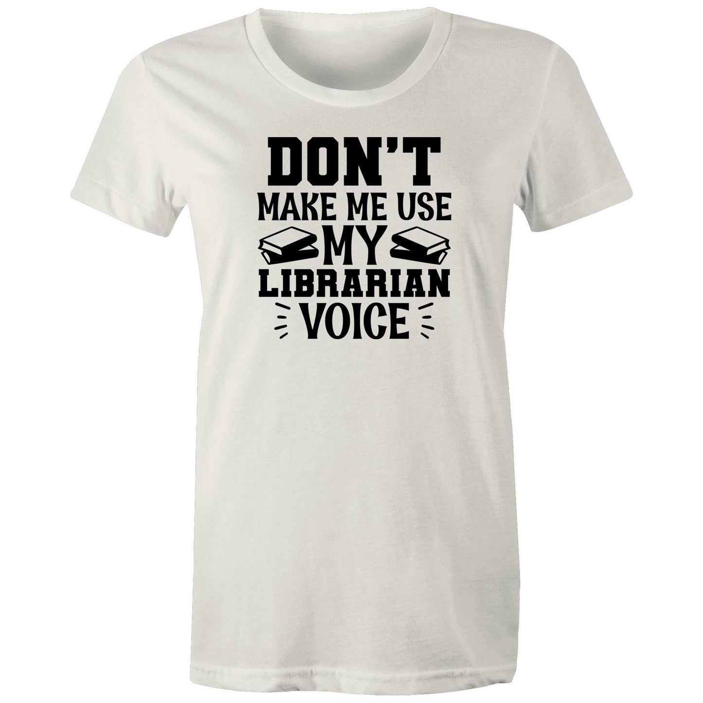 Librarian Voice Women's Maple Tee