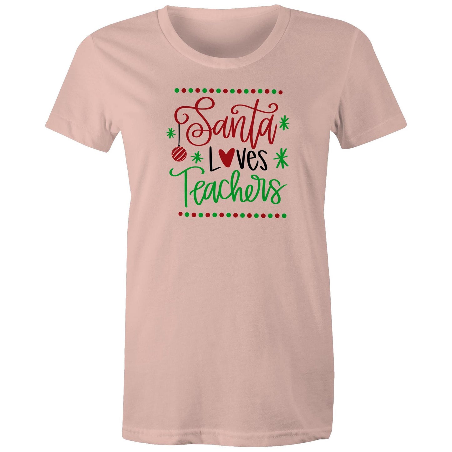 Santa Loves Teachers T-Shirt