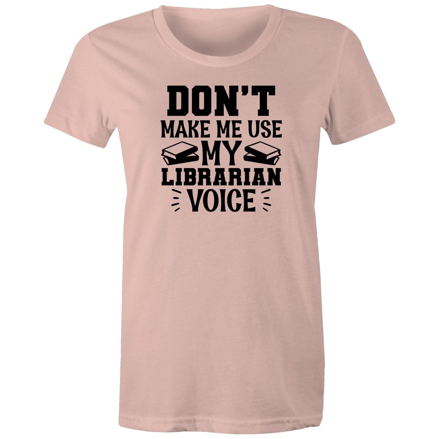 Librarian Voice Women's Maple Tee