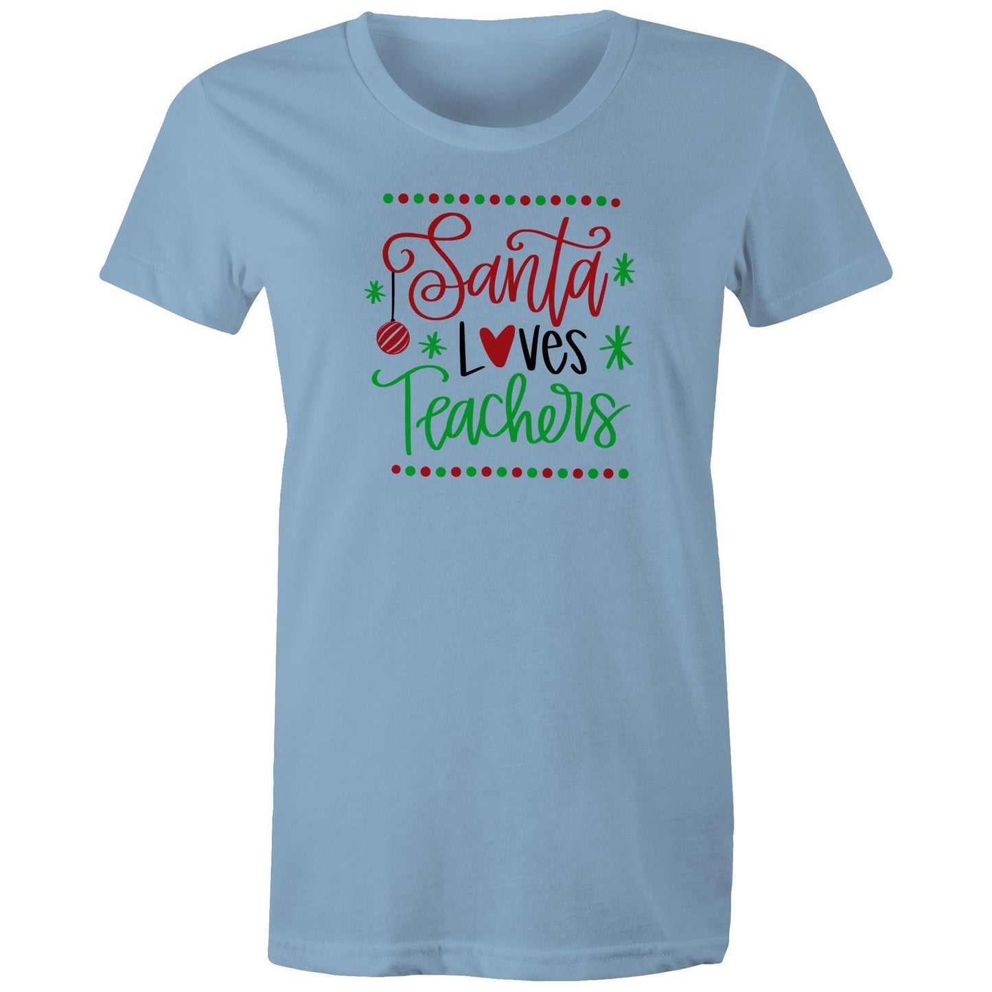 Santa Loves Teachers T-Shirt