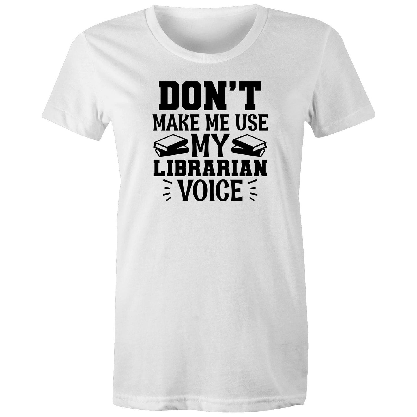 Librarian Voice Women's Maple Tee