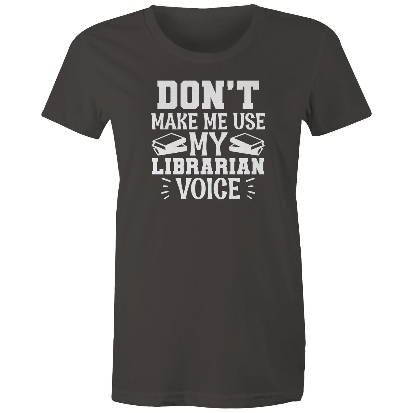 Librarian Voice Women's Maple Tee