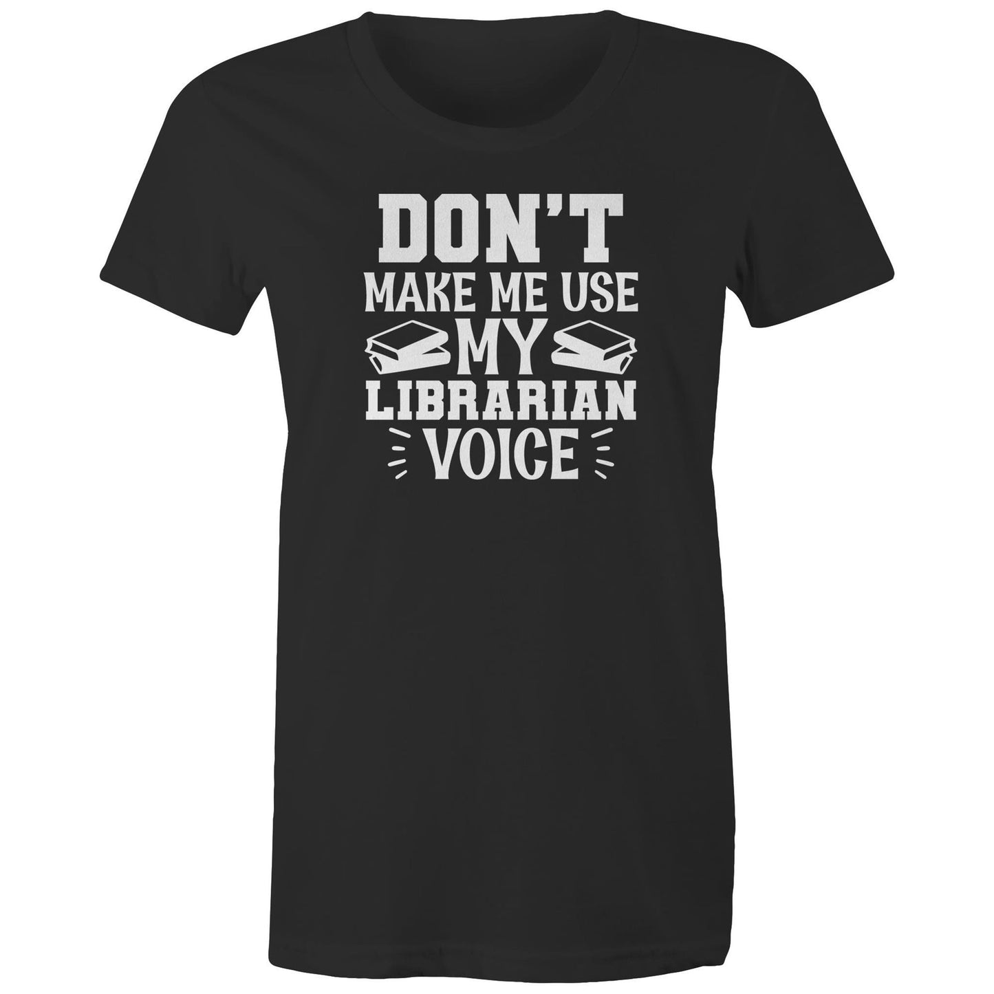 Librarian Voice Women's Maple Tee